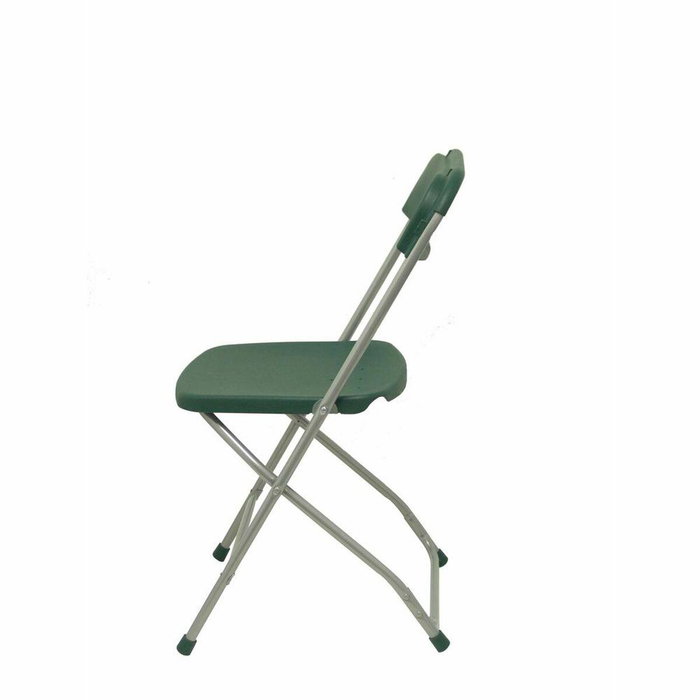 Silla Polyfold de PVC color Verde. Sin brazos