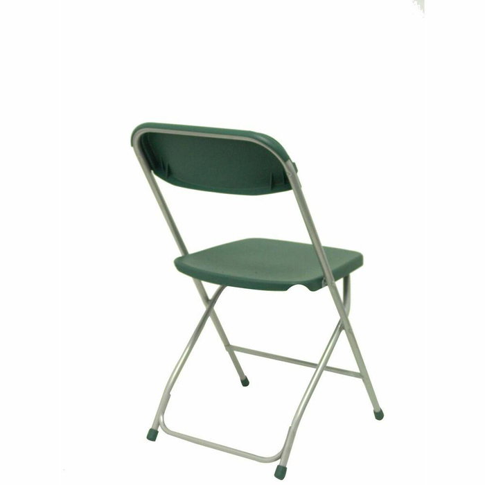 Silla Polyfold de PVC color Verde. Sin brazos