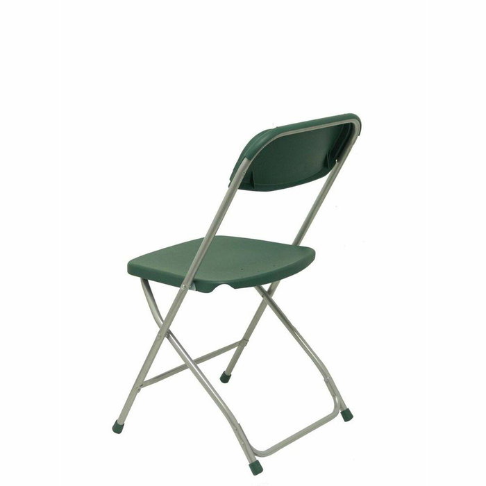 Silla Polyfold de PVC color Verde. Sin brazos