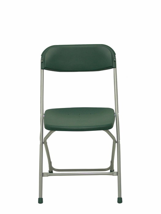 Silla Polyfold de PVC color Verde. Sin brazos