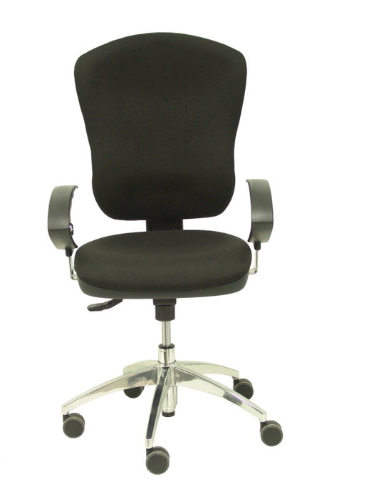 PIQUERAS Y CRESPO Silla Moral Tela Negra con Mecanismo Sincro PIQUERAS Y CRESPO Silla Moral Tela Negra con Mecanismo Sincro