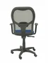 PIQUERAS Y CRESPO Silla Alocén con Respaldo de Malla Negro y Asiento Azul
