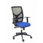 PIQUERAS Y CRESPO Silla Motilla con Mecanismo Sincro, Asiento Azul y Respaldo Negro
