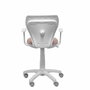 Piqueras Y Crespo Ministyle Silla Juvenil Blanca con Tapizado Rosa