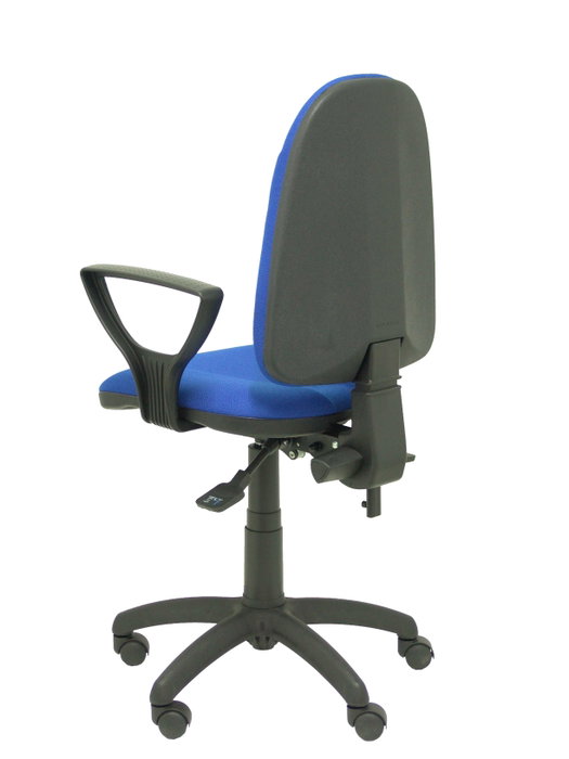 PIQUERAS Y CRESPO Silla de oficina Algarra Azul con mecanismo asíncrono y brazos fijos