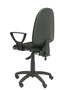 Silla de oficina Algarra con mecanismo Asincro tapizada con Tela color Negro. Equipada con Base poliamida negra, Brazos fijos y Ruedas de nailon 50 mm