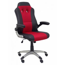 Silla Piqueras Y Crespo Talave Gaming Brazos Retractiles, Mecanismo Basculante, Regulable En Altura Tapizado Similpiel Negro Y Rojo