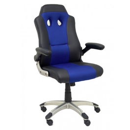 Silla Piqueras Y Crespo Talave Gaming Brazos Retractiles, Mecanismo Basculante, Regulable En Altura Tapizado Similpiel Negro Y Azul