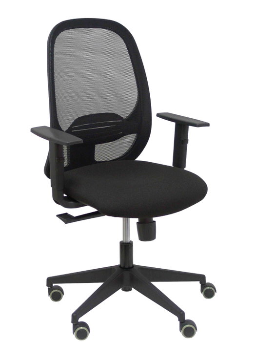 PIQUERAS Y CRESPO Silla de Oficina Cilanco con Mecanismo Sincro Negra PIQUERAS Y CRESPO Silla de Oficina Cilanco con Mecanismo Sincro Negra