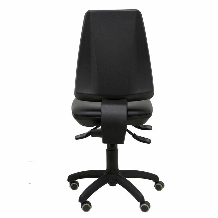 PIQUERAS Y CRESPO Silla de oficina Elche con mecanismo Asincro, Símil piel Negro