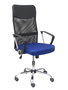 Piqueras y Crespo Silla Gontar con Asiento Azul y Respaldo Negro