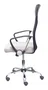 FORÖL Silla de oficina Gontar con respaldo de malla y asiento gris claro