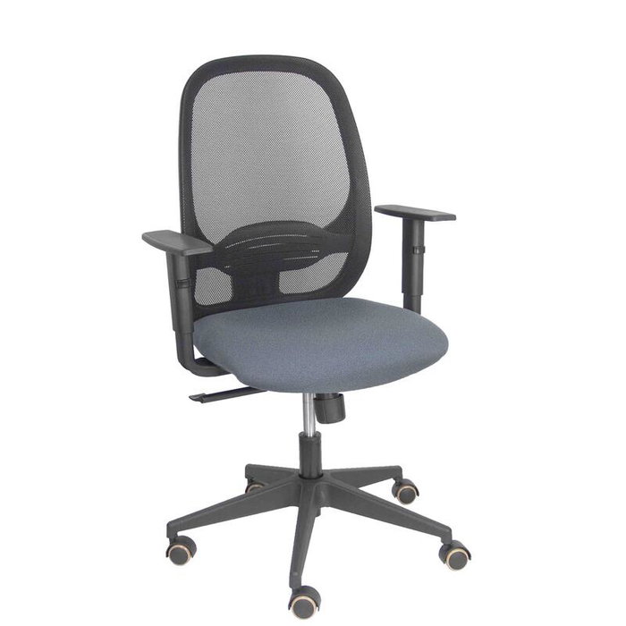 PIQUERAS Y CRESPO Silla Cilanco con Mecanismo Sincro, Gris Claro y Negro