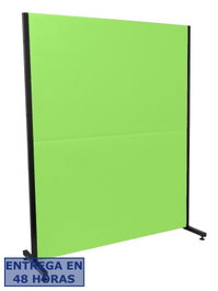 PIQUERAS Y CRESPO - Biombo oficina, ideal para espacios de trabajo, diseño fijo, perfecto para dividir áreas.