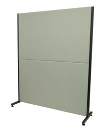 Biombo Piqueras Y Crespo Valdeganga Desmontable Tapizado Bali Gris Claro