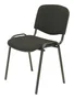 PIQUERAS Y CRESPO Alcaraz Silla Confidente Apilable con Asiento Tapizado ARAN Negro