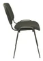 PIQUERAS Y CRESPO Silla Alcaraz Confidente Apilable con Asiento Tapizado Aran Negro