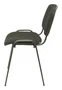 PIQUERAS Y CRESPO Silla Alcaraz Confidente Apilable con Asiento Tapizado Aran Negro