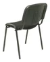 PIQUERAS Y CRESPO Alcaraz Silla Confidente Apilable con Asiento Tapizado ARAN Negro