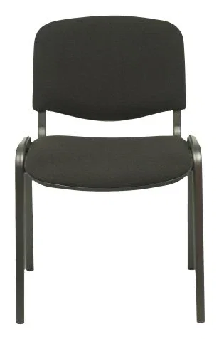 PIQUERAS Y CRESPO Alcaraz Silla Confidente Apilable con Asiento Tapizado ARAN Negro PIQUERAS Y CRESPO Alcaraz Silla Confidente Apilable con Asiento Tapizado ARAN Negro