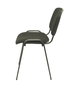 PIQUERAS Y CRESPO Alcaraz Silla Confidente Apilable con Asiento Tapizado ARAN Negro