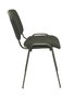 PIQUERAS Y CRESPO Alcaraz Silla Confidente Apilable con Asiento Tapizado ARAN Negro