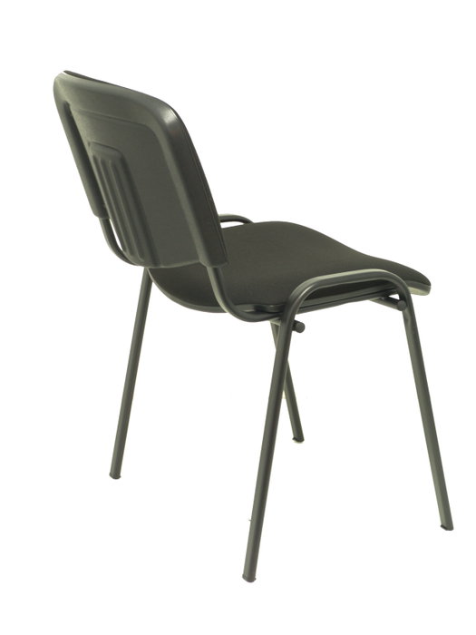 PIQUERAS Y CRESPO Alcaraz Silla Confidente Apilable con Asiento Tapizado ARAN Negro PIQUERAS Y CRESPO Alcaraz Silla Confidente Apilable con Asiento Tapizado ARAN Negro
