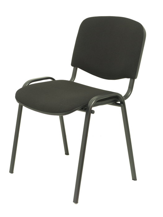 PIQUERAS Y CRESPO Alcaraz Silla Confidente Apilable con Asiento Tapizado ARAN Negro PIQUERAS Y CRESPO Alcaraz Silla Confidente Apilable con Asiento Tapizado ARAN Negro