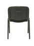 PIQUERAS Y CRESPO Alcaraz Silla Confidente Apilable con Asiento Tapizado ARAN Negro