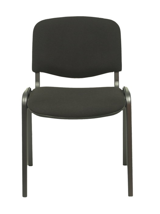 PIQUERAS Y CRESPO Alcaraz Silla Confidente Apilable con Asiento Tapizado ARAN Negro PIQUERAS Y CRESPO Alcaraz Silla Confidente Apilable con Asiento Tapizado ARAN Negro