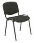 PIQUERAS Y CRESPO Alcaraz Silla Confidente Apilable con Asiento Tapizado ARAN Negro