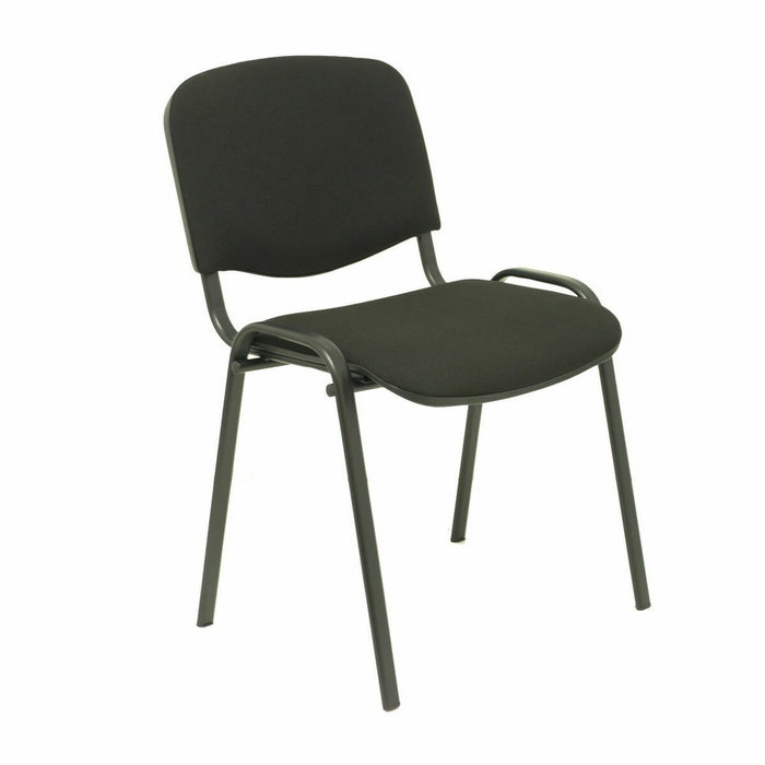 PIQUERAS Y CRESPO Alcaraz Silla Confidente Apilable con Asiento Tapizado ARAN Negro PIQUERAS Y CRESPO Alcaraz Silla Confidente Apilable con Asiento Tapizado ARAN Negro