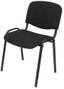 PIQUERAS Y CRESPO Alcaraz Silla Confidente Apilable con Asiento Tapizado ARAN Negro
