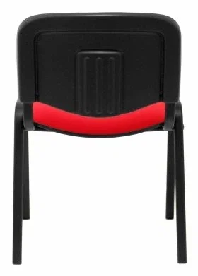 Piqueras y Crespo Silla Confidente Alcaraz Apilable Asiento Tapizado Aran Rojo Piqueras y Crespo Silla Confidente Alcaraz Apilable Asiento Tapizado Aran Rojo