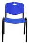 PIQUERAS Y CRESPO Silla Confidente Robledo Apilable PVC Azul
