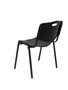 NOWY STYL Silla Iso de PVC Negro sin brazos