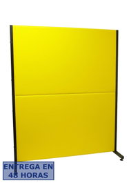 PIQUERAS Y CRESPO - Biombo oficina, ideal para espacios de trabajo, diseño fijo, perfecto para dividir áreas.
