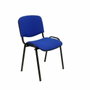 PIQUERAS Y CRESPO Silla Alcaraz Confidente Apilable Asiento Tapizado ARAN Azul