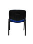 PIQUERAS Y CRESPO Silla Alcaraz Confidente Apilable Asiento Tapizado ARAN Azul