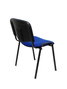 PIQUERAS Y CRESPO Silla Alcaraz Confidente Apilable Asiento Tapizado ARAN Azul