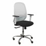 PIQUERAS Y CRESPO Silla Cilanco con mecanismo Sincro, Malla Blanca y Asiento Negro