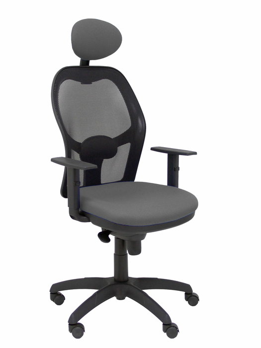 Silla de oficina Jorquera con mecanismo Sincro tapizada con Tela color Negro. Equipada con lumbar 1D, Brazos 1D, Cabecero Fijo y Ruedas de nailon 50 mm Silla de oficina Jorquera con mecanismo Sincro tapizada con Tela color Negro. Equipada con lumbar 1D, Brazos 1D, Cabecero Fijo y Ruedas de nailon 50 mm