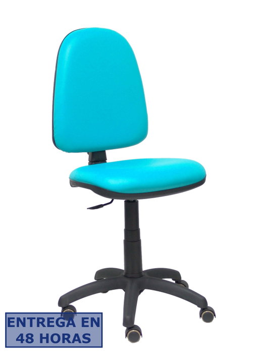 PIQUERAS Y CRESPO Silla Aýna en Similpiel Verde Turquesa sin Brazos PIQUERAS Y CRESPO Silla Aýna en Similpiel Verde Turquesa sin Brazos