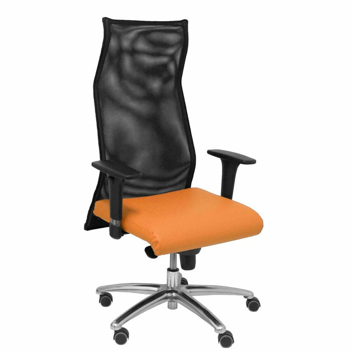 PIQUERAS Y CRESPO Sillón Albacete Naranja y Negro