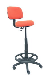 PIQUERAS Y CRESPO Taburete Llanos Ergonómico Naranja Oscuro