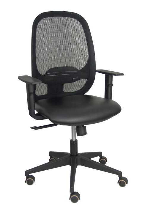 PIQUERAS Y CRESPO Silla de oficina Cilanco con mecanismo Sincro y Similpiel Negro PIQUERAS Y CRESPO Silla de oficina Cilanco con mecanismo Sincro y Similpiel Negro