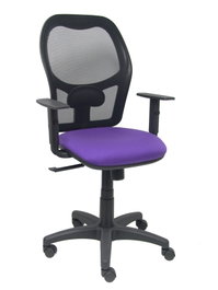 PIQUERAS Y CRESPO Silla Alocén con Mecanismo Sincro, Asiento Lila y Respaldo Negro