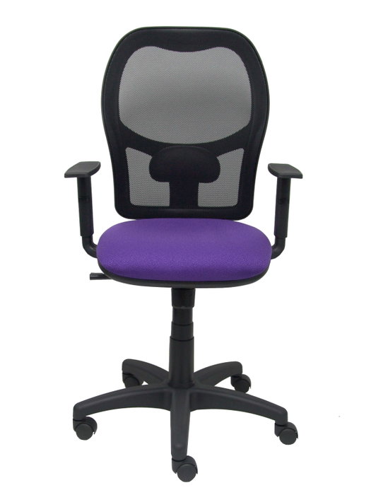 PIQUERAS Y CRESPO Silla de oficina Alocén, Mecanismo Sincro, Lila/Negro