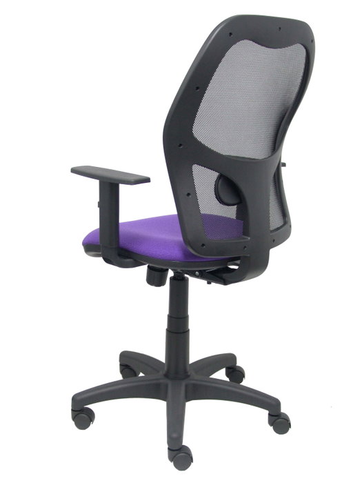 PIQUERAS Y CRESPO Silla de oficina Alocén, Mecanismo Sincro, Lila/Negro