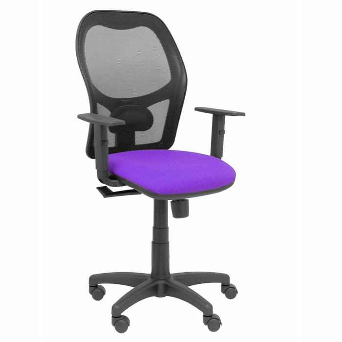 PIQUERAS Y CRESPO Silla de oficina Alocén, Mecanismo Sincro, Lila/Negro
